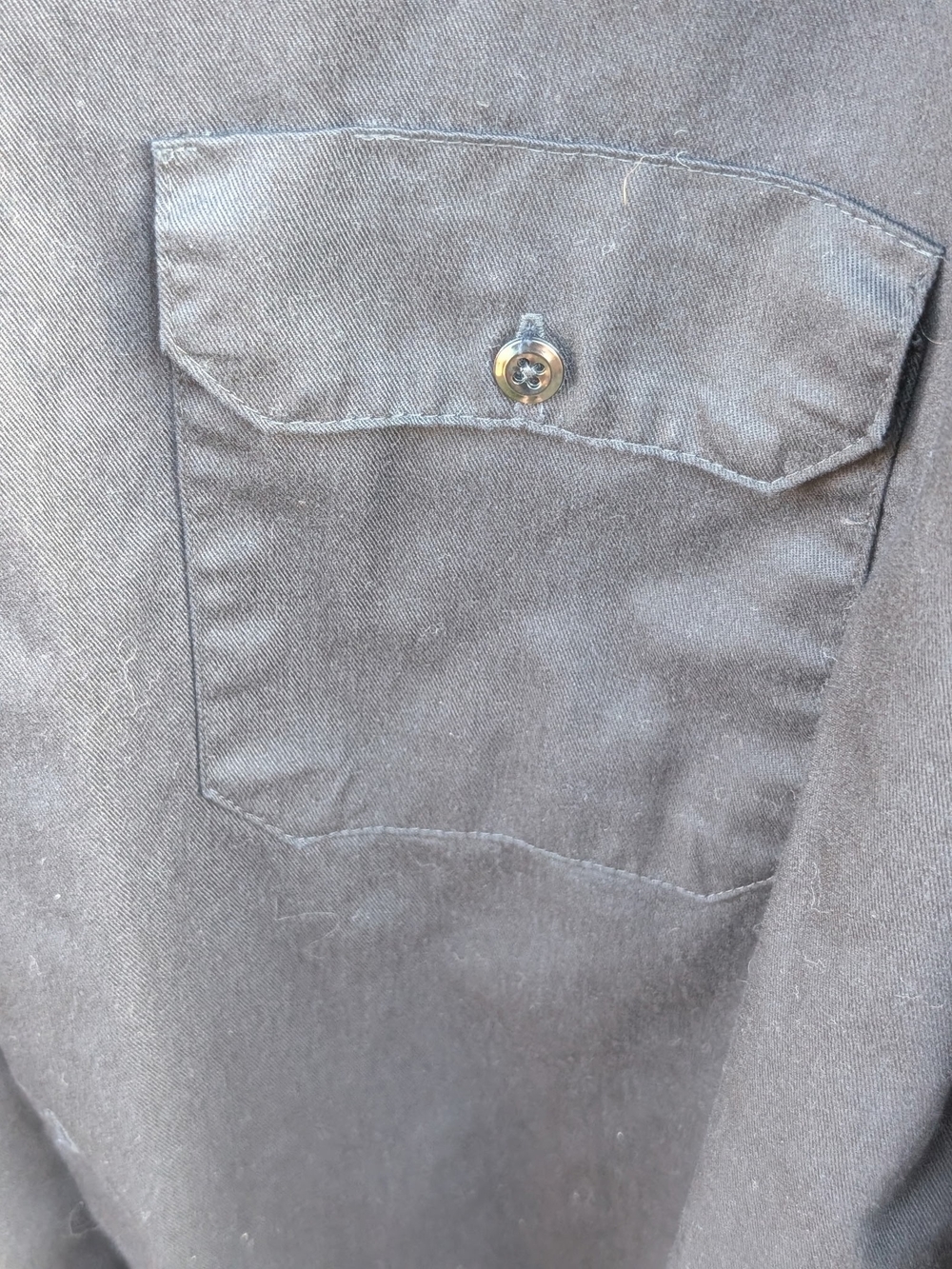 Dickies Men's Big And Tall Long Sleeve Work Shirt - Picture 4 of 7